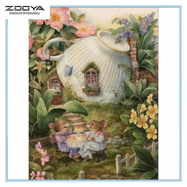 ZOOYA DIY 3D Бриллиант Чайная чашка Дом Вышивка Крестиком Сшив Домашний декор
ZOOYA DIY 3D Бриллиант Чайная чашка Дом Вышивка Крестиком Сшив Домашний декор