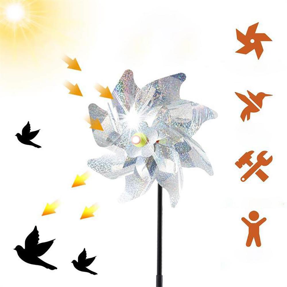 Birds Bird-Scaring Drive Away Pigeon,Crow Reflective Pinwheels Windmill Wind Spinner Bird Repellent 1 pack
Birds Bird-Scaring Drive Away Pigeon,Crow Reflective Pinwheels Windmill Wind Spinner Bird Repellent 1 pack