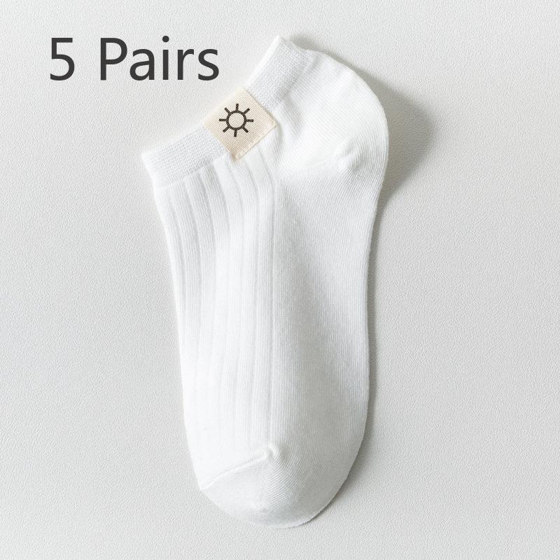 5 пар женских носков-лодочек с неглубоким воротом, милые, короткие, весна-лето, тонкие 5 Pairs
5 пар женских носков-лодочек с неглубоким воротом, милые, короткие, весна-лето, тонкие 5 Pairs