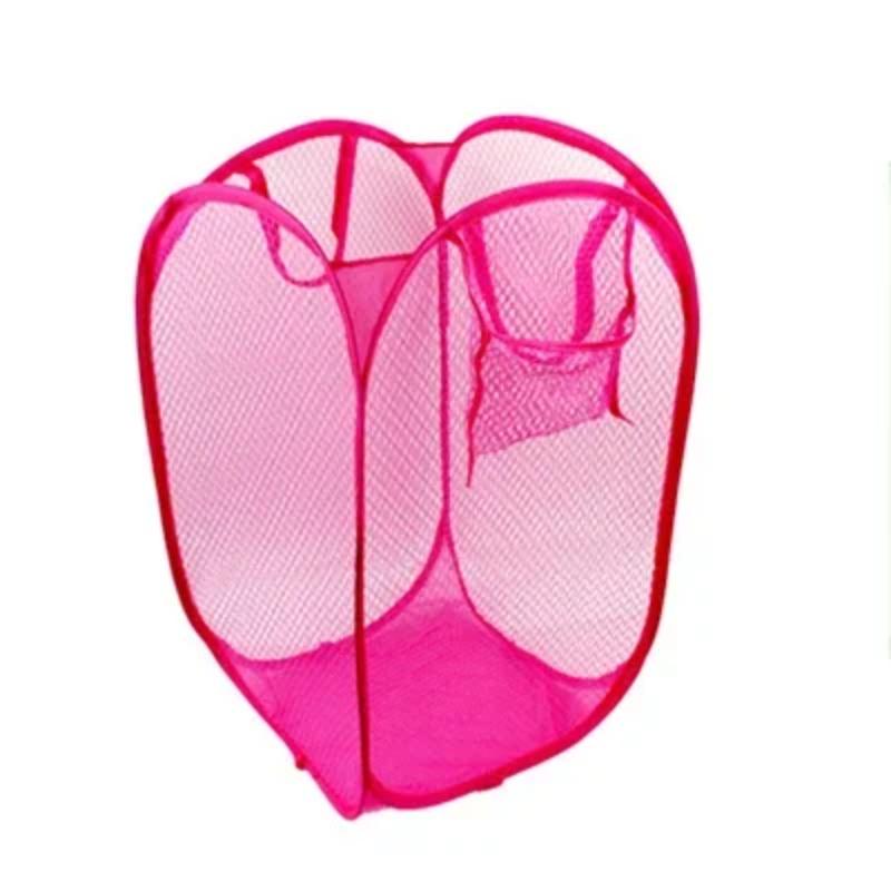 Large Capacity Folding Household Laundry Storage Basket Mesh Dirty Clothes Storage BasketToy Storage Bag Household StorageBucket рожевий
Large Capacity Folding Household Laundry Storage Basket Mesh Dirty Clothes Storage BasketToy Storage Bag Household StorageBucket рожевий