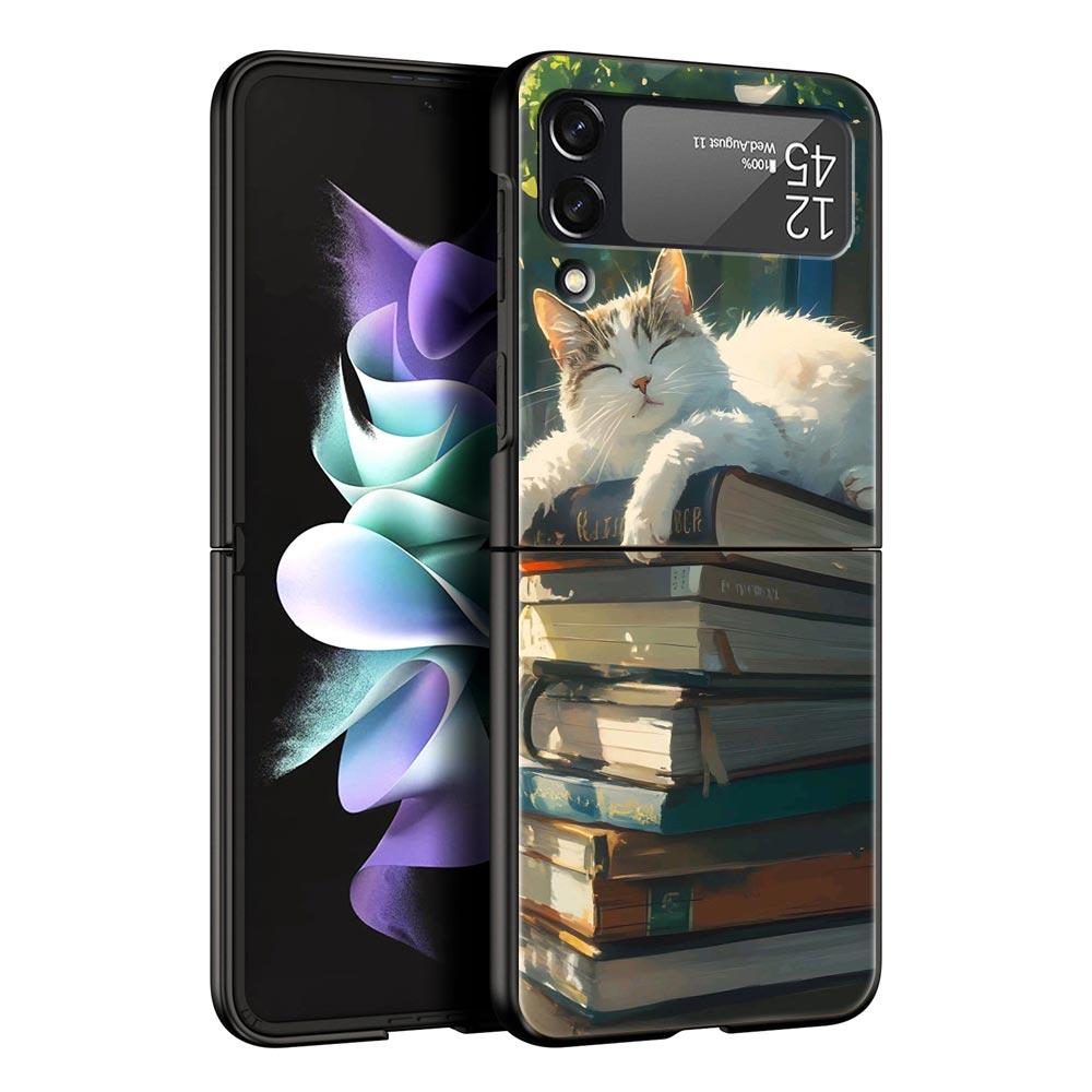 Hard PC Phone Case For Samsung Galaxy Z Flip 7 6 5 4 Black Cover For Galaxy Z Flip3 Foldable Cute Butterfly Cat Bookshelf Design Z Flip 5
Hard PC Phone Case For Samsung Galaxy Z Flip 7 6 5 4 Black Cover For Galaxy Z Flip3 Foldable Cute Butterfly Cat Bookshelf Design Z Flip 5