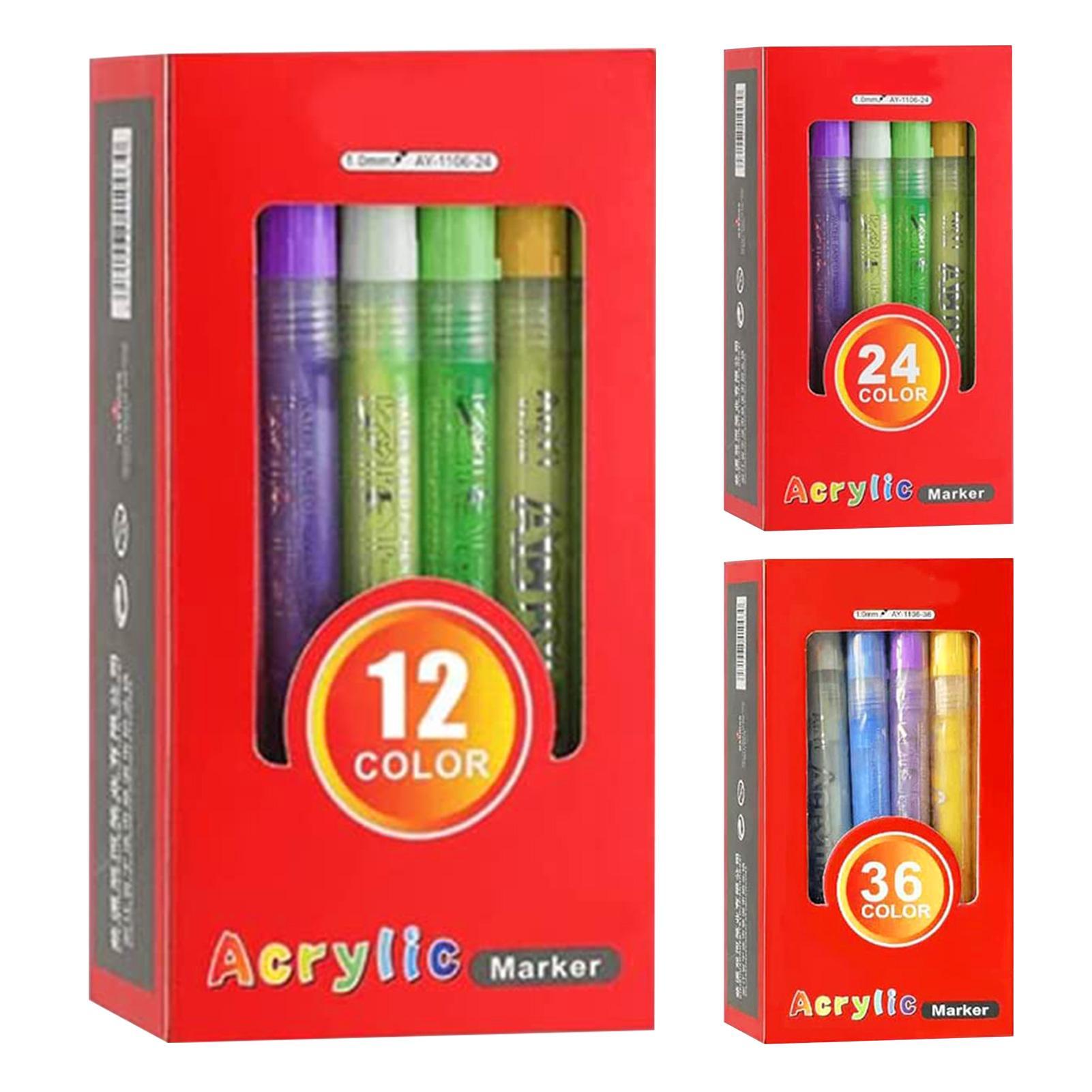 Акриловые ручки | Набор маркеров для рисования с волоконным наконечником | Покрасочные принадлежности для каменного дерева, металла, стекла, Ca
Акриловые ручки | Набор маркеров для рисования с волоконным наконечником | Покрасочные принадлежности для каменного дерева, металла, стекла, Ca