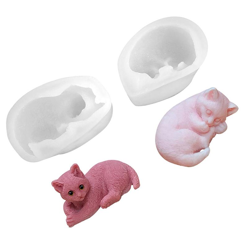 Sleeping Cat Silicone Molds, Cat Animal Craft Art, Resin Soap, Chocolate Cake Baking Molds, Fondant Kitten Molds 1
Sleeping Cat Silicone Molds, Cat Animal Craft Art, Resin Soap, Chocolate Cake Baking Molds, Fondant Kitten Molds 1