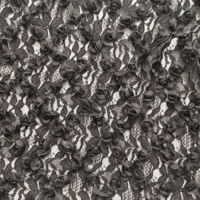 Elastic Rose Hooked Embroidery Fabric 3D Flower Lace Fabric for DIY Wedding Lace Clothing Accessories Decorative Fabric 1 yard
Elastic Rose Hooked Embroidery Fabric 3D Flower Lace Fabric for DIY Wedding Lace Clothing Accessories Decorative Fabric 1 yard
