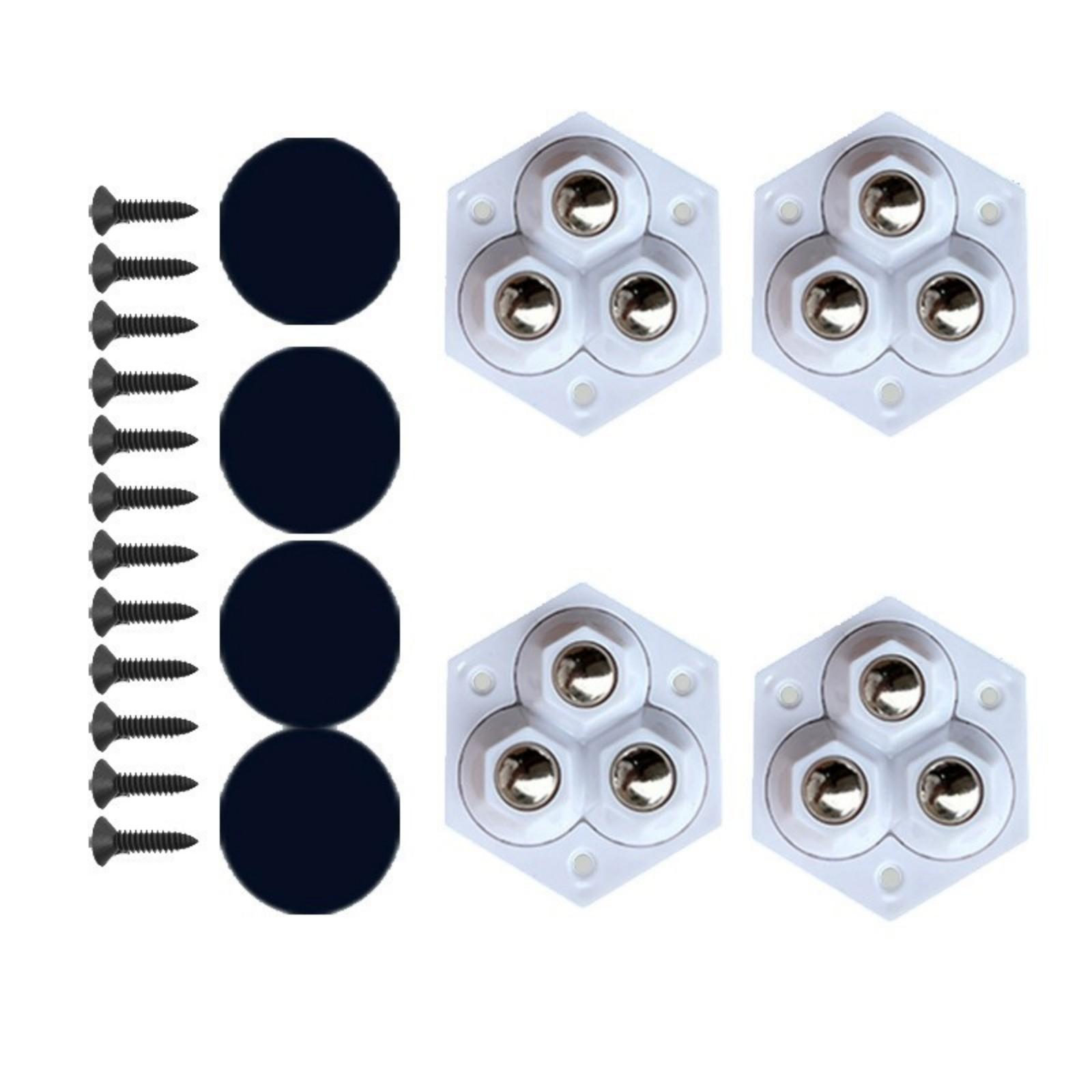 Упаковка из 4 самоклеящихся мини-колесиков с вращением на 360 градусов для кухонной техники и мебели
Упаковка из 4 самоклеящихся мини-колесиков с вращением на 360 градусов для кухонной техники и мебели