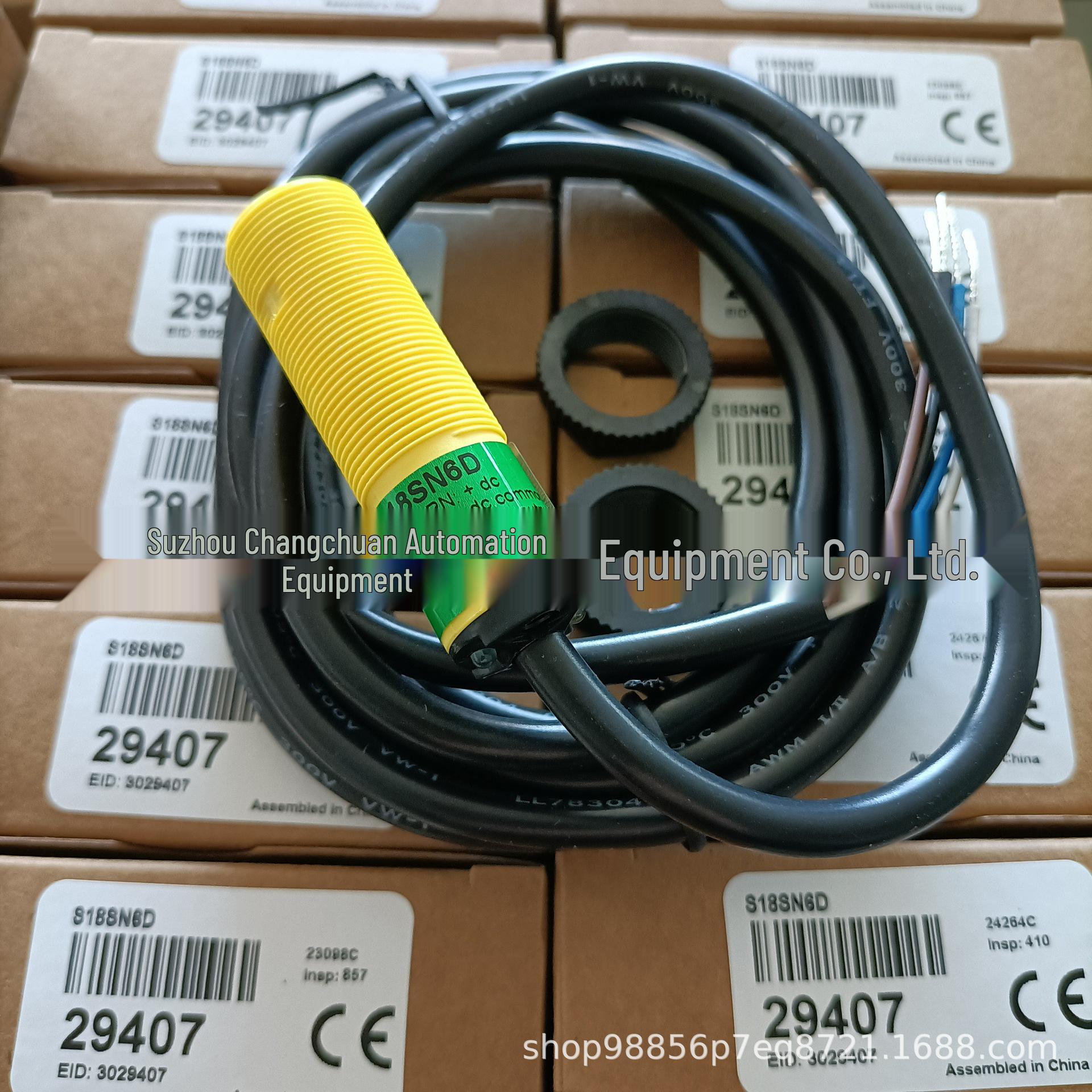 Brand New BANNER S18SN6D NPN Photoelectric Switch, In Stock, USA No
Brand New BANNER S18SN6D NPN Photoelectric Switch, In Stock, USA No