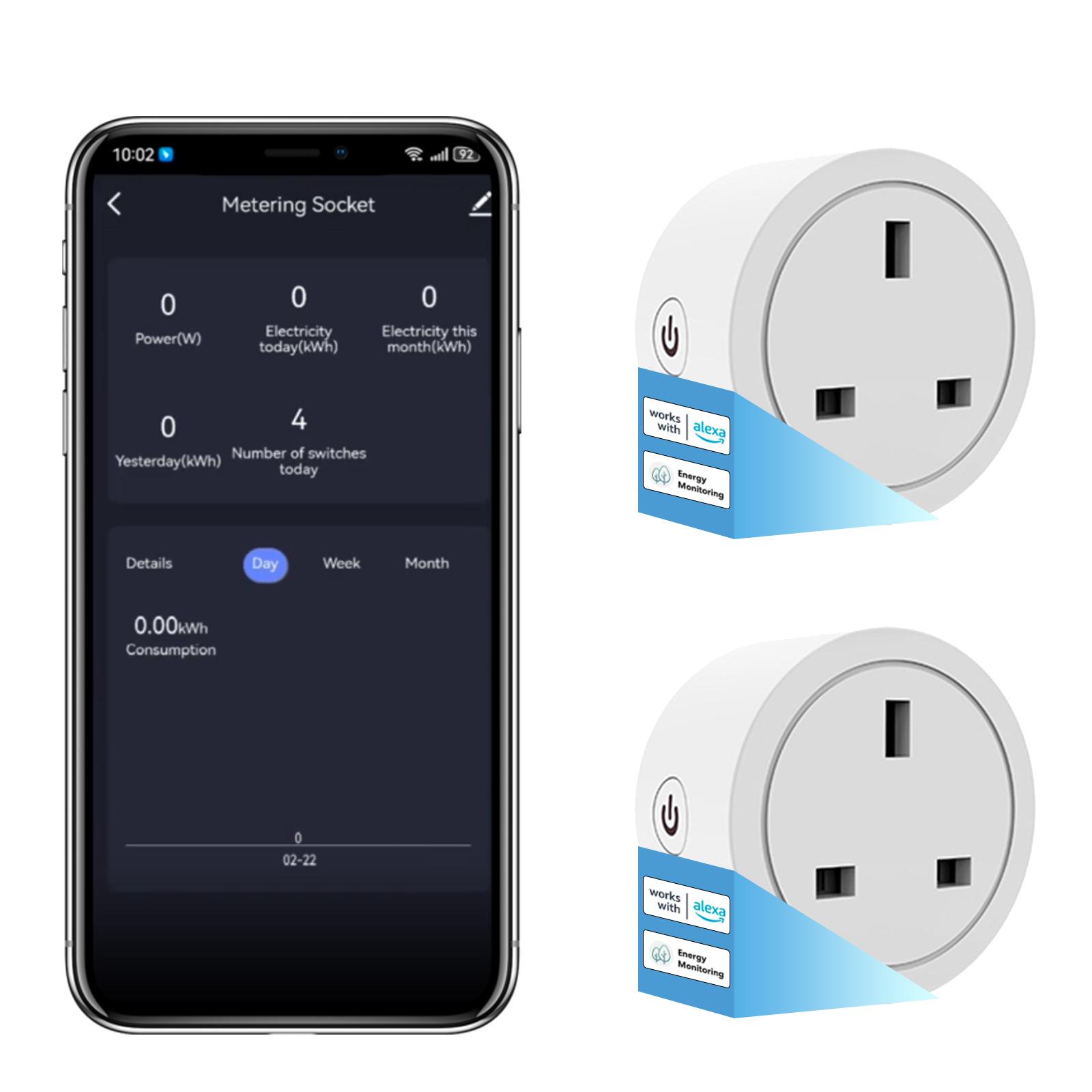 UK Smart WiFi Socket - HomeKit & Alexa Compatible with Voice & Timer Control
UK Smart WiFi Socket - HomeKit & Alexa Compatible with Voice & Timer Control