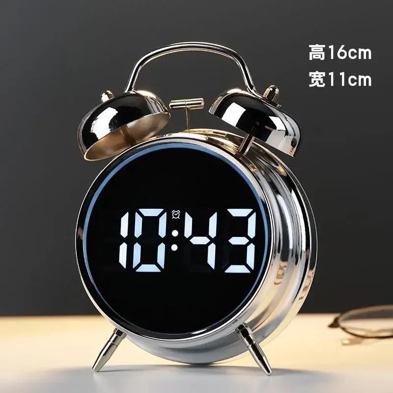 Alarm Clock Digital Led Display Table Loud Bedside Alarm Clocks Digital Electronic Office Desk Clock Tabletop for Study Bedroom срібний
Alarm Clock Digital Led Display Table Loud Bedside Alarm Clocks Digital Electronic Office Desk Clock Tabletop for Study Bedroom срібний