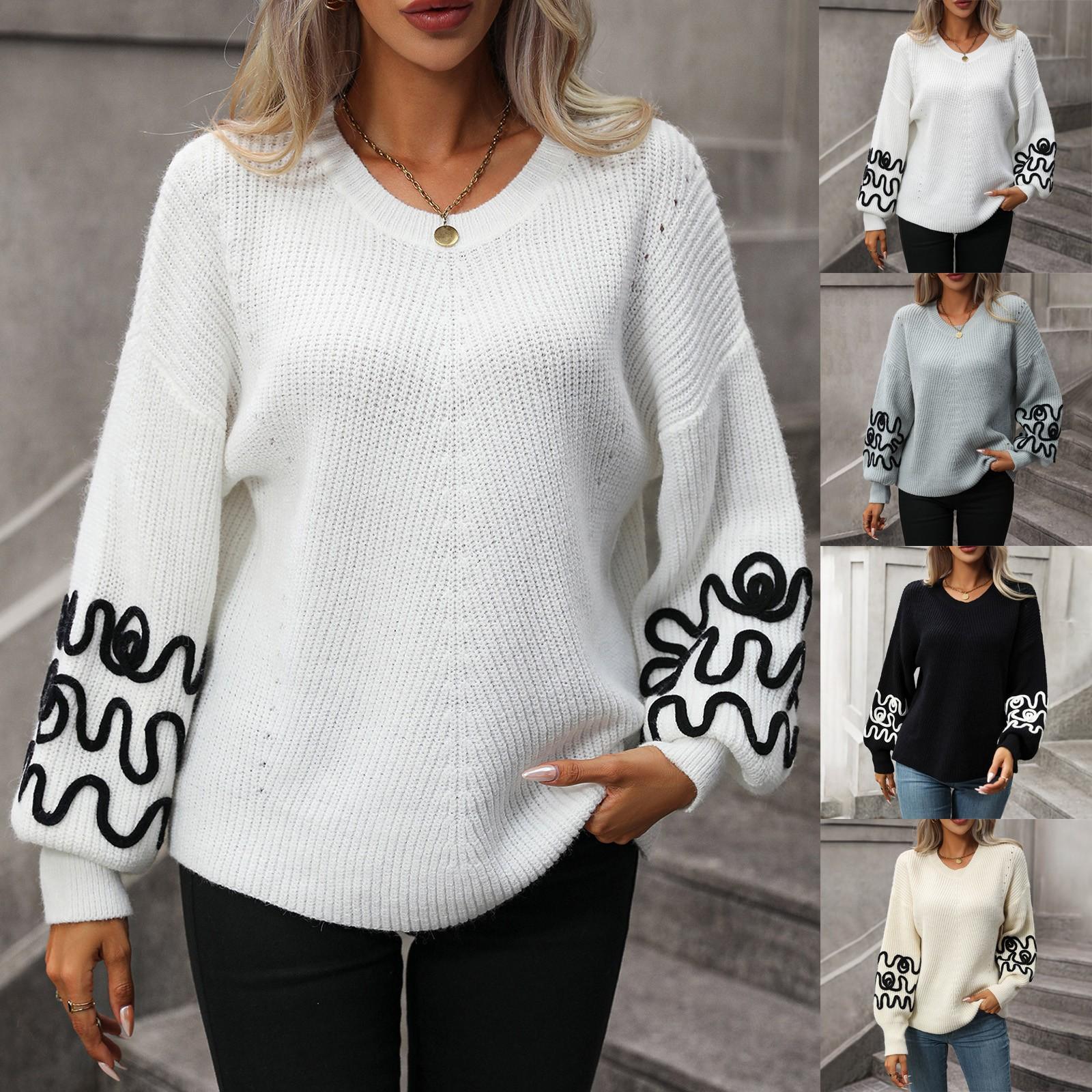 Women s Fashion Casual Loose Round Neck Knitwear Solid Color Long Sleeve Sweater Pullover Tops
Women s Fashion Casual Loose Round Neck Knitwear Solid Color Long Sleeve Sweater Pullover Tops
