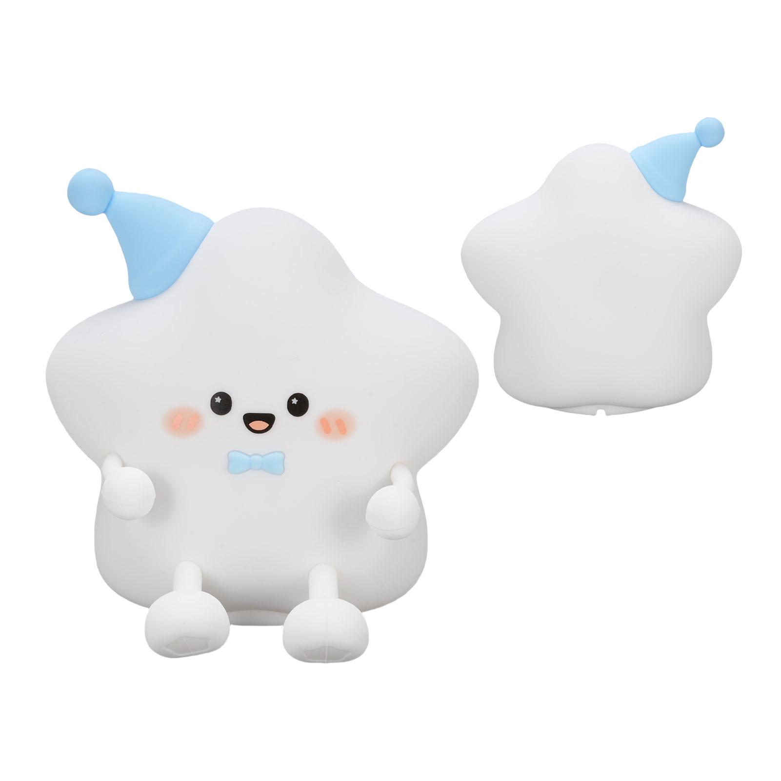 Bedside Night Light Cute Star Shape Silicone Rechargeable Nursery Nightlight with Remote Control for Bedroom
Bedside Night Light Cute Star Shape Silicone Rechargeable Nursery Nightlight with Remote Control for Bedroom