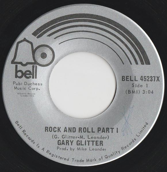 7inch Record GARY GLITTER Rock And Roll BELL45237X Bell Records 1972 Canada Rock Used
7inch Record GARY GLITTER Rock And Roll BELL45237X Bell Records 1972 Canada Rock Used