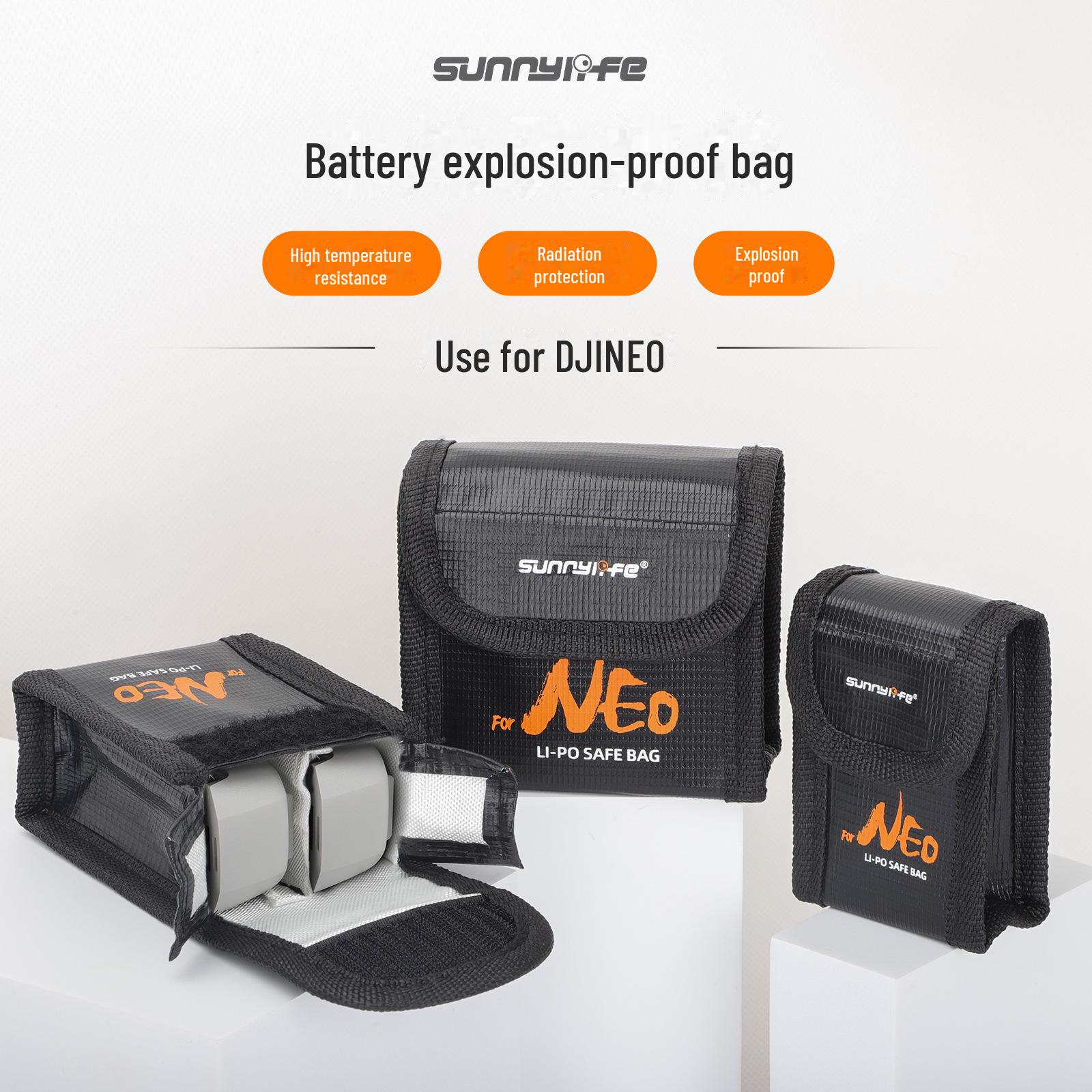 Взрывозащищенная сумка для аккумулятора DJI NEO: Аксессуар для безопасного хранения литиевых батарей, огнестойкий
Взрывозащищенная сумка для аккумулятора DJI NEO: Аксессуар для безопасного хранения литиевых батарей, огнестойкий