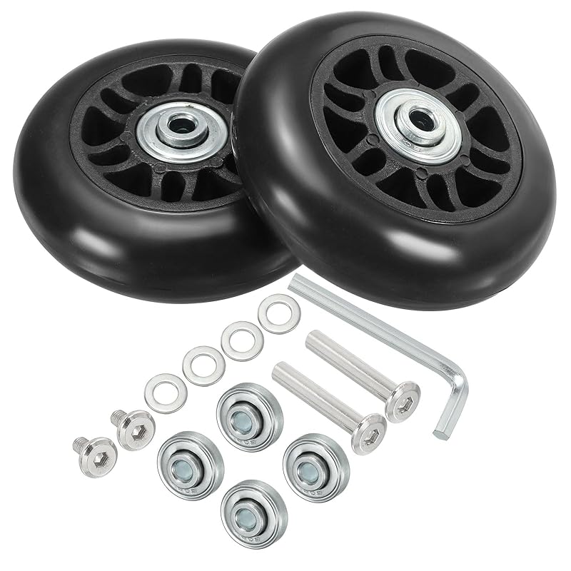 PATIKIL Replacement Luggage Suitcase Wheel Repair Kit 80 mm x 25 Wear-resistant and mute 360 rotating caster wheels
PATIKIL Replacement Luggage Suitcase Wheel Repair Kit 80 mm x 25 Wear-resistant and mute 360 rotating caster wheels