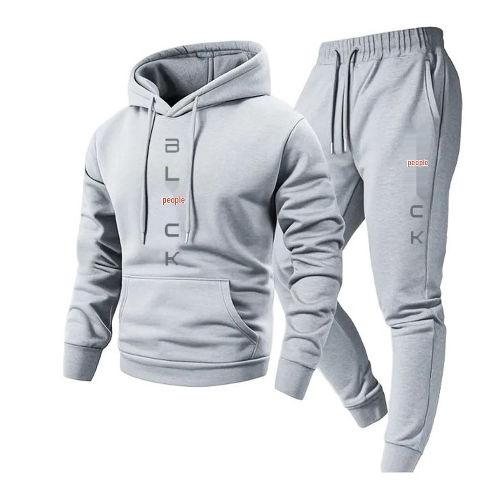 Men s Black Retro Letter Print Two-Piece Jogging Set - Long Sleeve Hoodie & Sweatpants for Winter Medium
Men s Black Retro Letter Print Two-Piece Jogging Set - Long Sleeve Hoodie & Sweatpants for Winter Medium