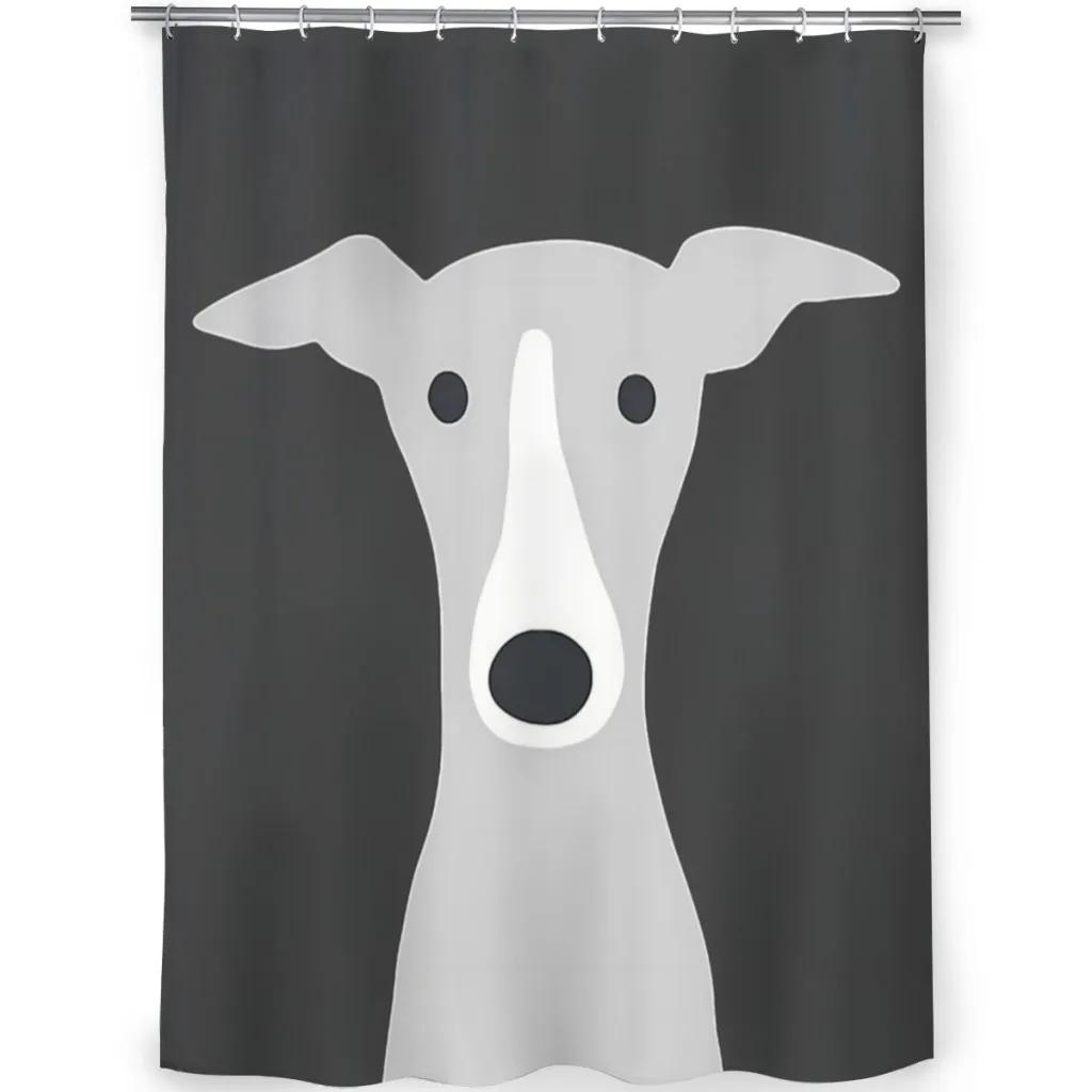 Greyhound Italian Cute Whippet Shower Curtains Dog Waterproof Fabric Creative Bathroom Decor With Hooks Home Accessories W60H190(CM)-1 Pcs
Greyhound Italian Cute Whippet Shower Curtains Dog Waterproof Fabric Creative Bathroom Decor With Hooks Home Accessories W60H190(CM)-1 Pcs