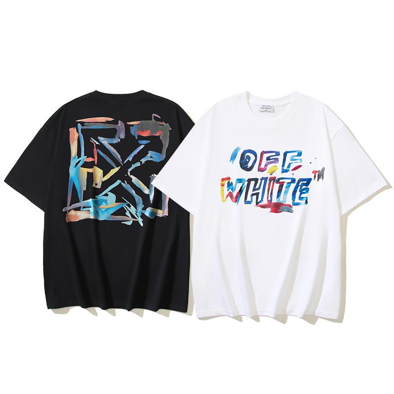 Off-white 2025 Summer New Watercolor Arrow Print Classic Short Sleeved T-shirt for Men and Women Couple T-Shirt S
Off-white 2025 Summer New Watercolor Arrow Print Classic Short Sleeved T-shirt for Men and Women Couple T-Shirt S