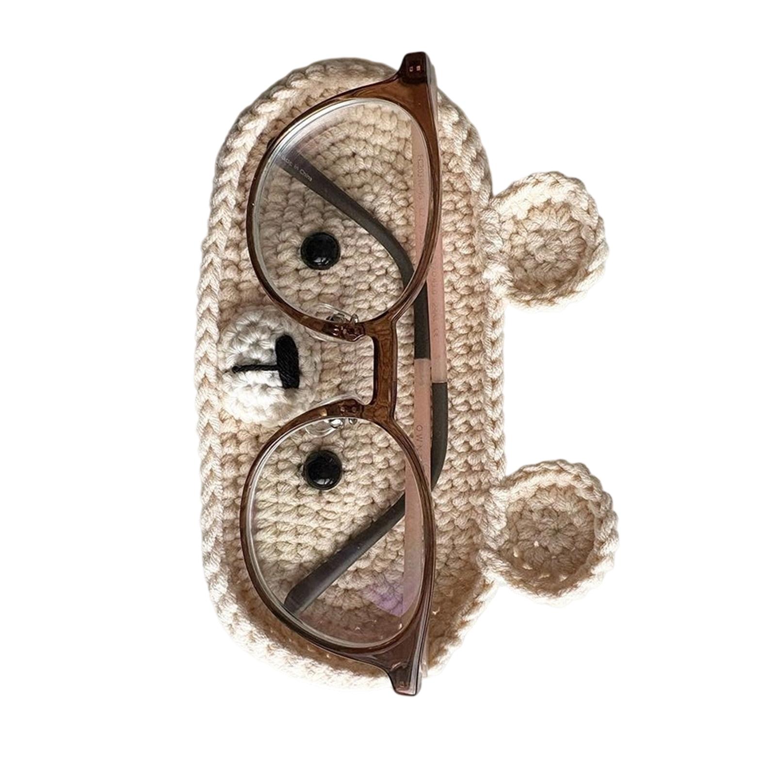 Ручная работа, вязаный крючком, милый держатель для очков на тему животных, защитный поднос для хранения очков для дома, стола, органайзеры для очков, подарок 3
Ручная работа, вязаный крючком, милый держатель для очков на тему животных, защитный поднос для хранения очков для дома, стола, органайзеры для очков, подарок 3