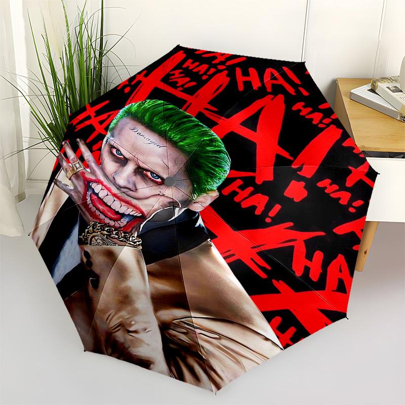 1pc Joker Laughing Man with Green Hair Umbrella with Plastic Handle,Suitable for All Seasons Travel Outdoor Multi-functional UmbrellaDCS143
1pc Joker Laughing Man with Green Hair Umbrella with Plastic Handle,Suitable for All Seasons Travel Outdoor Multi-functional UmbrellaDCS143