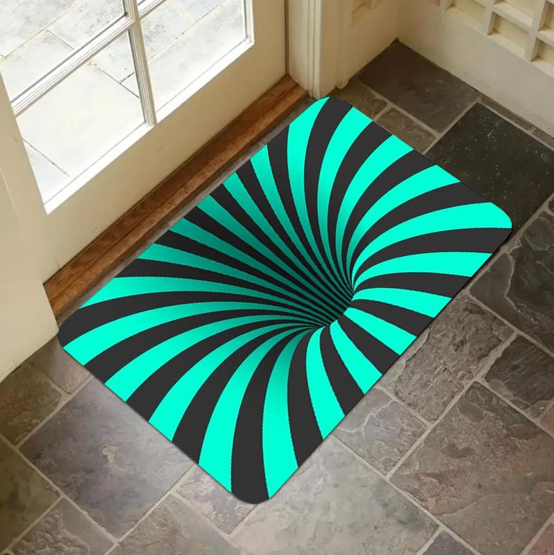 Colorful 2D Vortex Optical Illusion Print Non-Slip Door Mat Washable Absorbent Entrance Rug for Home Kitchen Bathroom Decor 40x60cm
Colorful 2D Vortex Optical Illusion Print Non-Slip Door Mat Washable Absorbent Entrance Rug for Home Kitchen Bathroom Decor 40x60cm