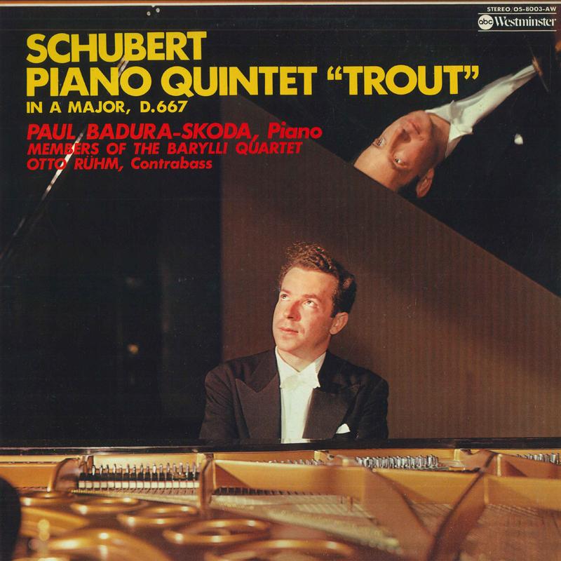 LP Record - Schubert: Piano Quintet in A major OS8003AW WESTMINSTER 1977 Japan Classical Used
LP Record - Schubert: Piano Quintet in A major OS8003AW WESTMINSTER 1977 Japan Classical Used