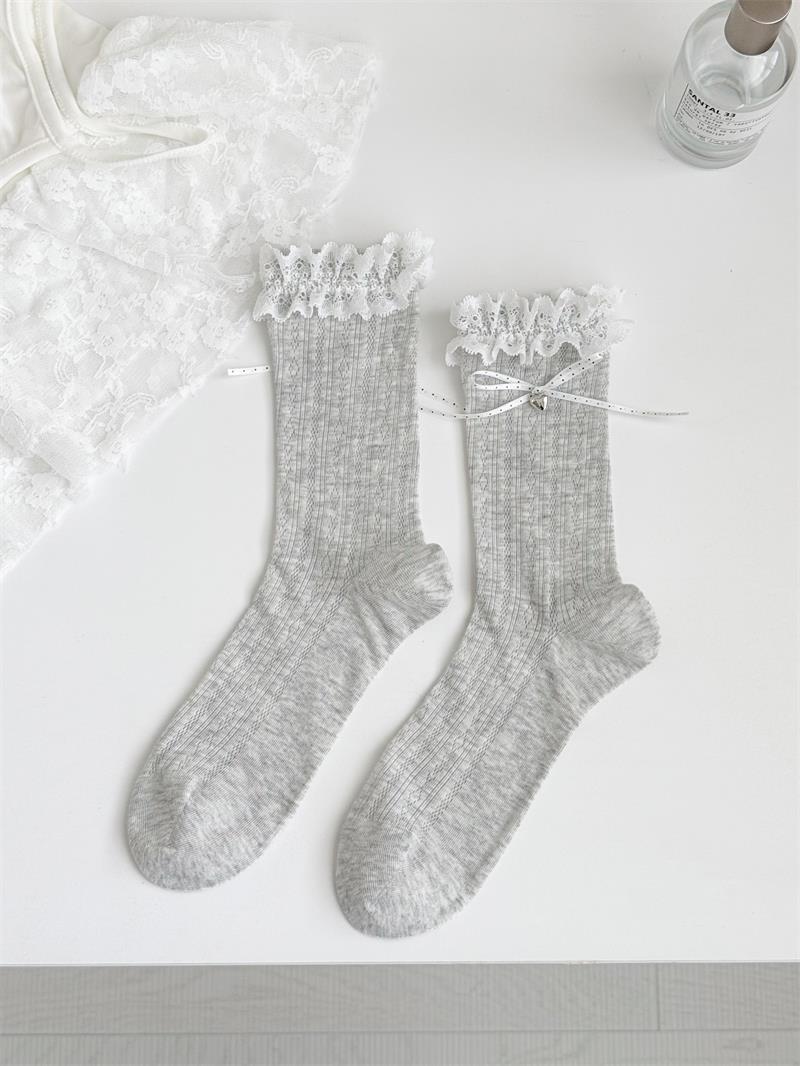 Mulberry Silk Calf Socks Women Summer Thin Japanese Lace Hollow Out Stacked Breathable Sweat Mid-Calf Tube Socks Kawaii Daily One Size светло-серый
Mulberry Silk Calf Socks Women Summer Thin Japanese Lace Hollow Out Stacked Breathable Sweat Mid-Calf Tube Socks Kawaii Daily One Size светло-серый