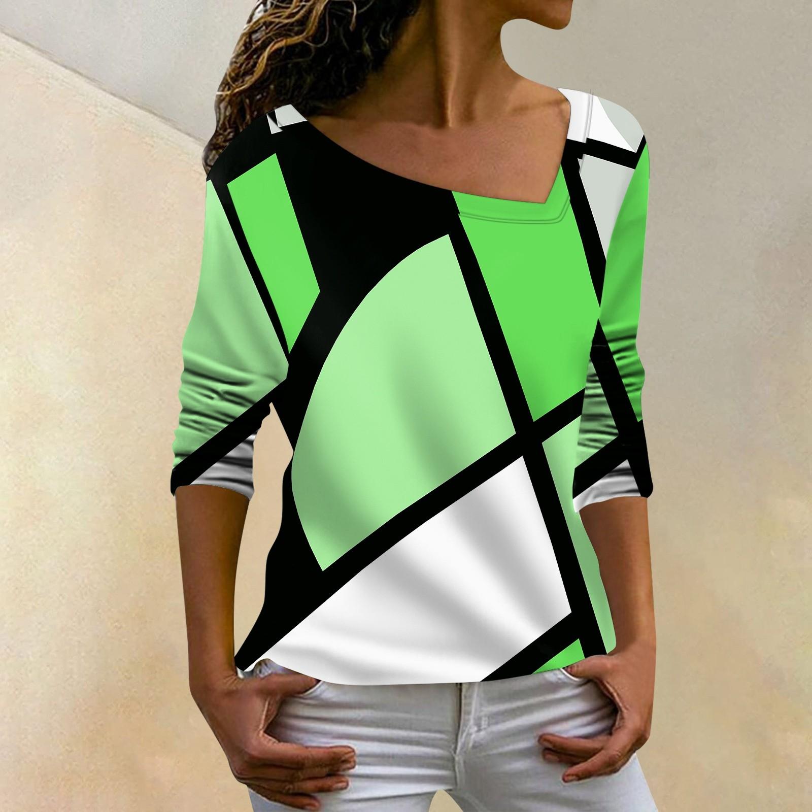 Женская мода, повседневная толстовка с наклонным воротником, нерегулярная полосатая футболка с длинными рукавами, топ XXL зелёный
Женская мода, повседневная толстовка с наклонным воротником, нерегулярная полосатая футболка с длинными рукавами, топ XXL зелёный