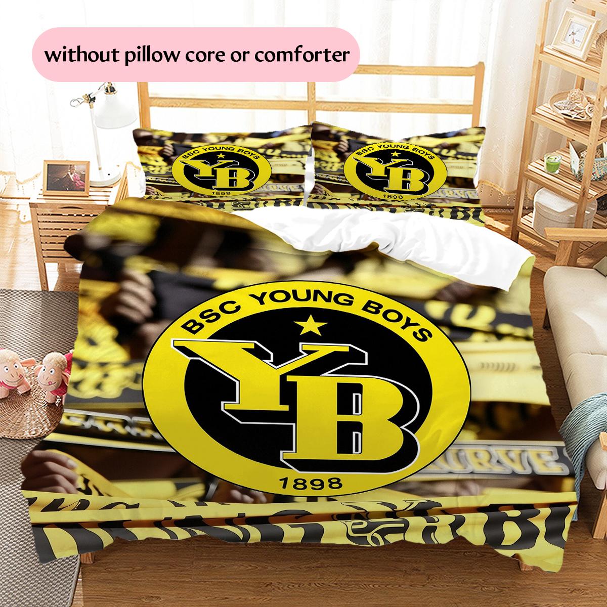 BSC YB Pattern Bedding Home Decoration Birthday & Festival Gift (1 * duvet cover + 2 * pillowcase, without core) 135x200cm
BSC YB Pattern Bedding Home Decoration Birthday & Festival Gift (1 * duvet cover + 2 * pillowcase, without core) 135x200cm
