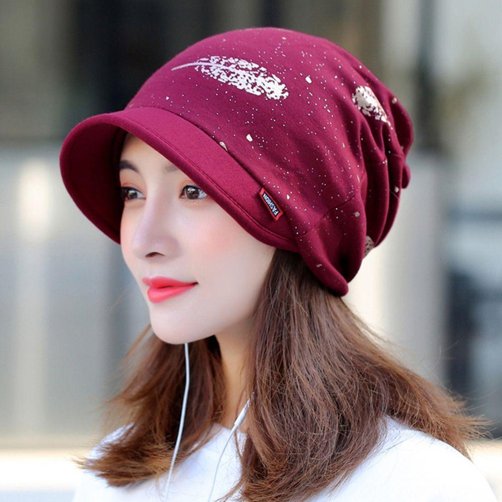 Soft Cold Proof Winter Gilded Autumn Warmer Leaf Print Fashion Bib Hats Bonnet Beanie Women Hat
Soft Cold Proof Winter Gilded Autumn Warmer Leaf Print Fashion Bib Hats Bonnet Beanie Women Hat