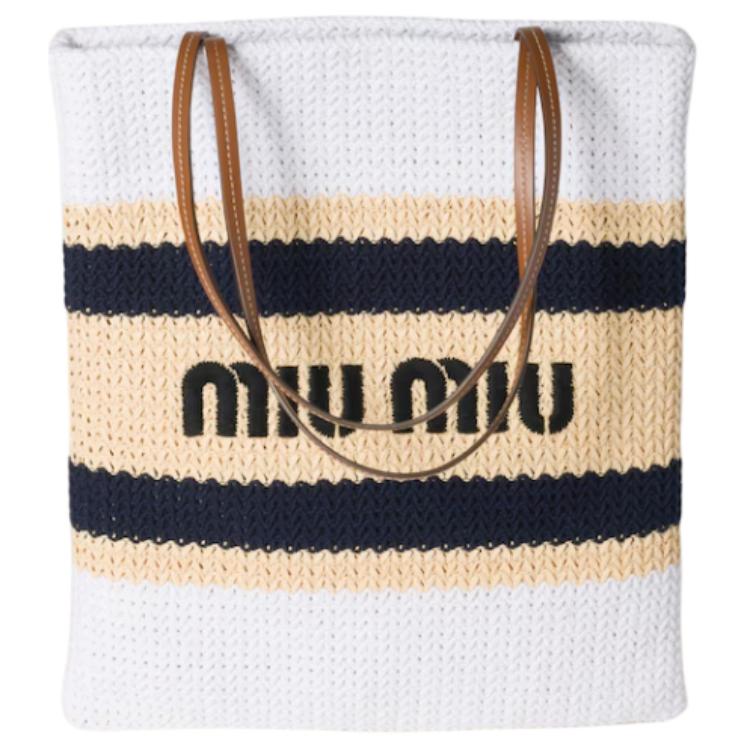 MIU MIU Classic Embroidered Logo Design Tote Bag Women Tote Bags Natural White 5BG248_2DO3_F0N86_V_ORO Basic Set (Bag+Dust Bag)
MIU MIU Classic Embroidered Logo Design Tote Bag Women Tote Bags Natural White 5BG248_2DO3_F0N86_V_ORO Basic Set (Bag+Dust Bag)