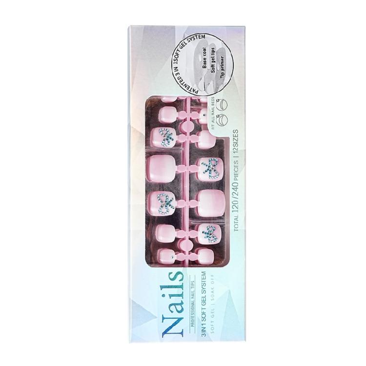 120Pcs Fashion Full Coverage Press On Toenails For A Salon Quality Home Pedicure Home Manicure Supplies
120Pcs Fashion Full Coverage Press On Toenails For A Salon Quality Home Pedicure Home Manicure Supplies