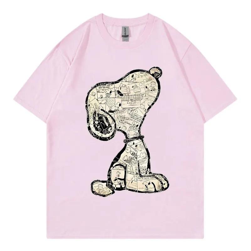 Snoopy Cartoon Anime Women T-shirt Summer Short Sleeve White Cotton Men Tee Shirts Tops Fashion Couple Clothing S
Snoopy Cartoon Anime Women T-shirt Summer Short Sleeve White Cotton Men Tee Shirts Tops Fashion Couple Clothing S
