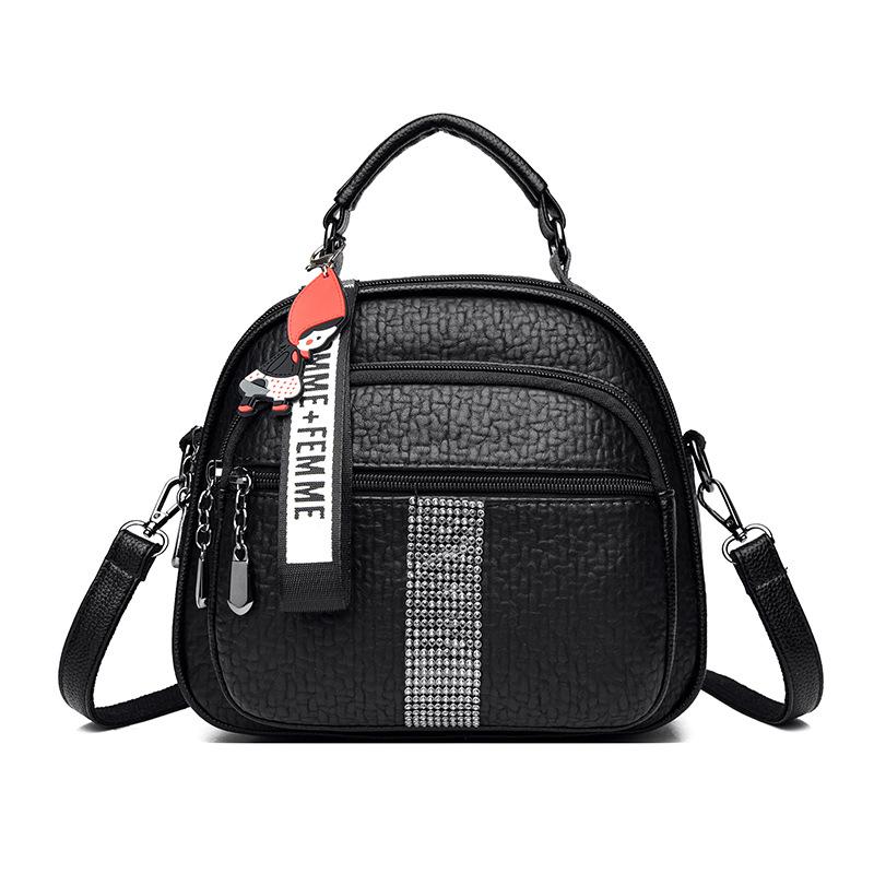 Boston bag soft leather women s bag 2025 new trendy casual versatile handbag large capacity shoulder messenger bag чёрный
Boston bag soft leather women s bag 2025 new trendy casual versatile handbag large capacity shoulder messenger bag чёрный