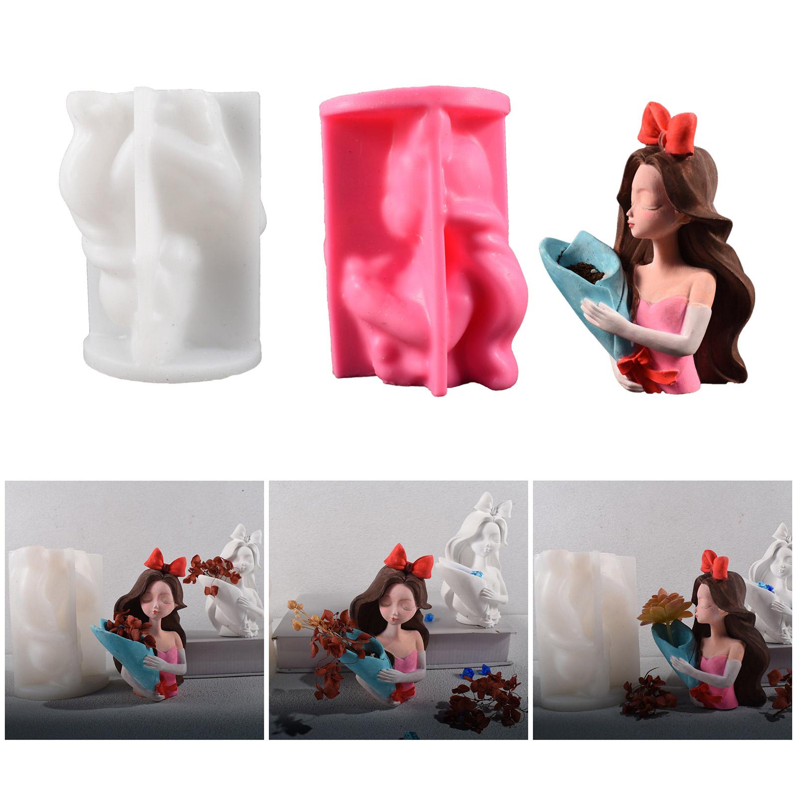 Flexible Silicone Planter Moulds Flowerpot Molds Girl Shape Plant Container Molds Suitable for Plant Pots and Craft белый
Flexible Silicone Planter Moulds Flowerpot Molds Girl Shape Plant Container Molds Suitable for Plant Pots and Craft белый