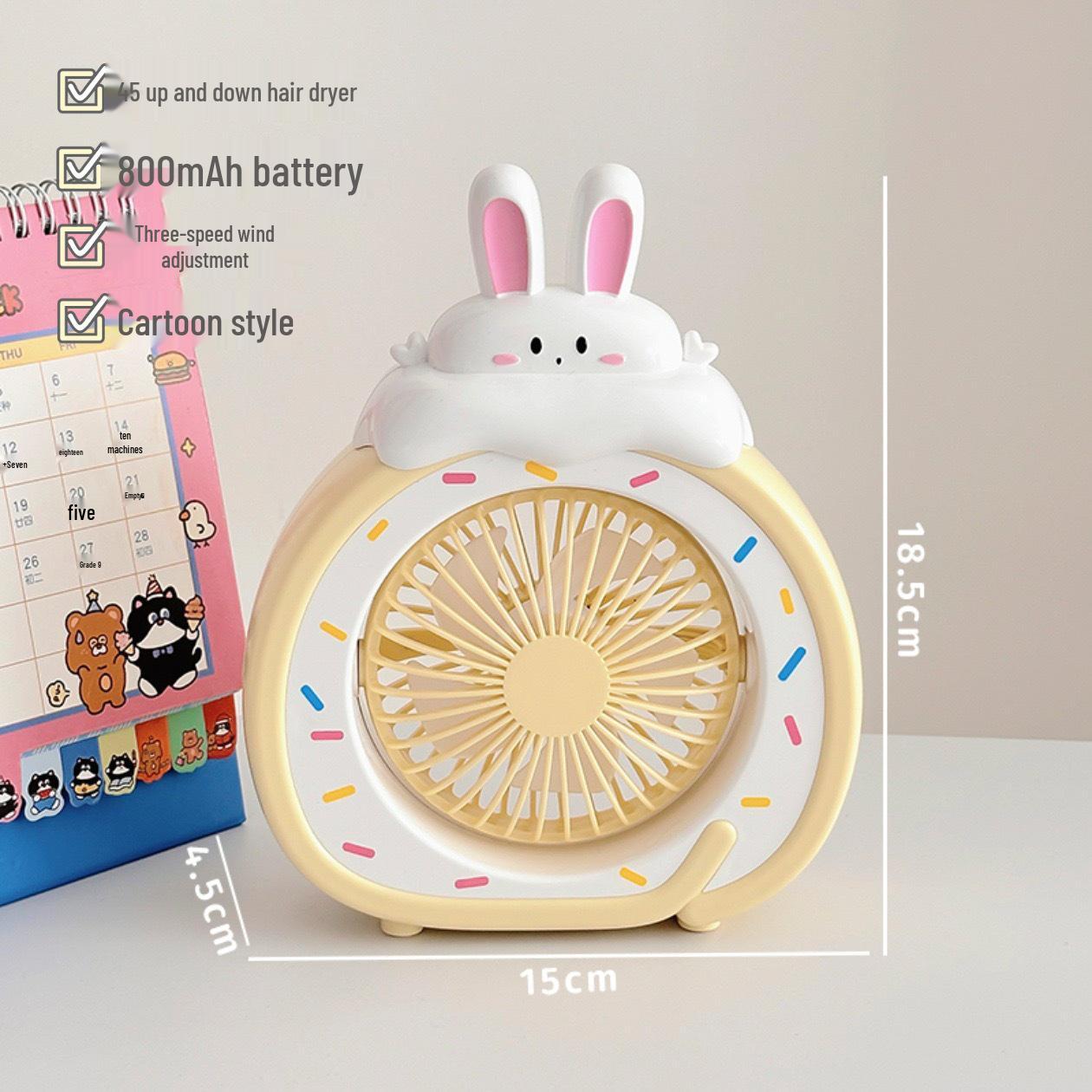 USB Portable Ice Cream Cartoon Desktop Fan - Cute Mini Electric Fan Refer to details
USB Portable Ice Cream Cartoon Desktop Fan - Cute Mini Electric Fan Refer to details