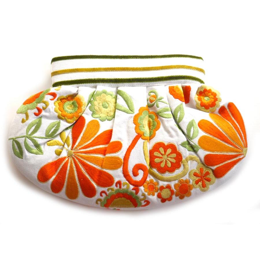 Moyna Orange Flower Embroidery Gathered Clutch Bag Ivory x Orange Mother s Day Gift 2026
Moyna Orange Flower Embroidery Gathered Clutch Bag Ivory x Orange Mother s Day Gift 2026