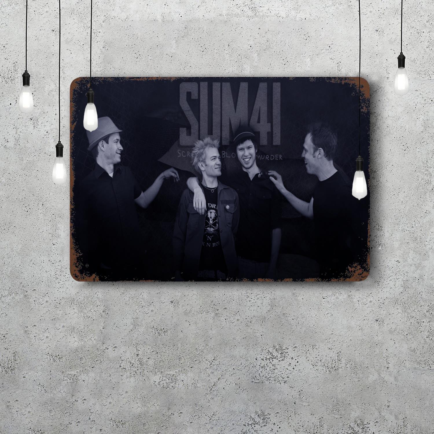 sum 41 band Metal Signs wall decor Vintage Tin Signs Captain Metal Poster Decor for Bar Pub Club Wall Decoration 20x30cm(7.8x11.8inch)
sum 41 band Metal Signs wall decor Vintage Tin Signs Captain Metal Poster Decor for Bar Pub Club Wall Decoration 20x30cm(7.8x11.8inch)
