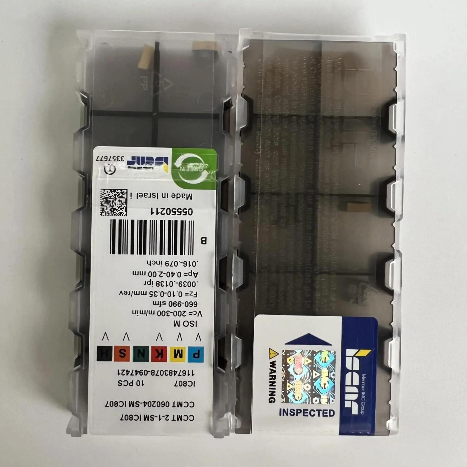 ISCAR / CCMT060204-SM IC807 /Industrial indexable Carbide Inserts 10 PCS
ISCAR / CCMT060204-SM IC807 /Industrial indexable Carbide Inserts 10 PCS