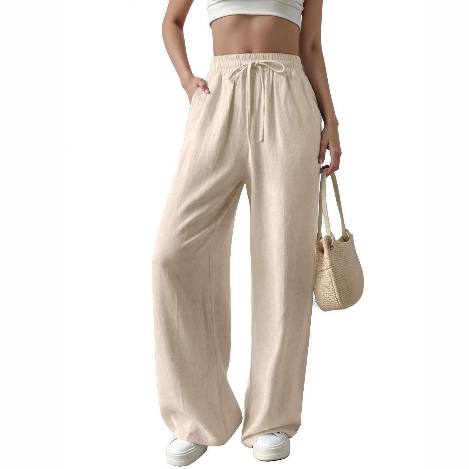 Womens Palazzo Pants Summer Casual Flowy Wide Leg Trousers Beach Travel Vacation Outfits L хаки
Womens Palazzo Pants Summer Casual Flowy Wide Leg Trousers Beach Travel Vacation Outfits L хаки