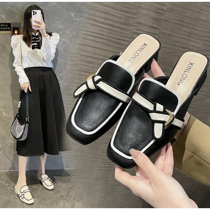 Модная обувь Мягкие женские тапочки и сандалии Мюли Шлепанцы Белый Лето 2025 Улица Низкий каблук Корейский стиль Тренд Повседневный Оригинальный 35 чёрный
Модная обувь Мягкие женские тапочки и сандалии Мюли Шлепанцы Белый Лето 2025 Улица Низкий каблук Корейский стиль Тренд Повседневный Оригинальный 35 чёрный
