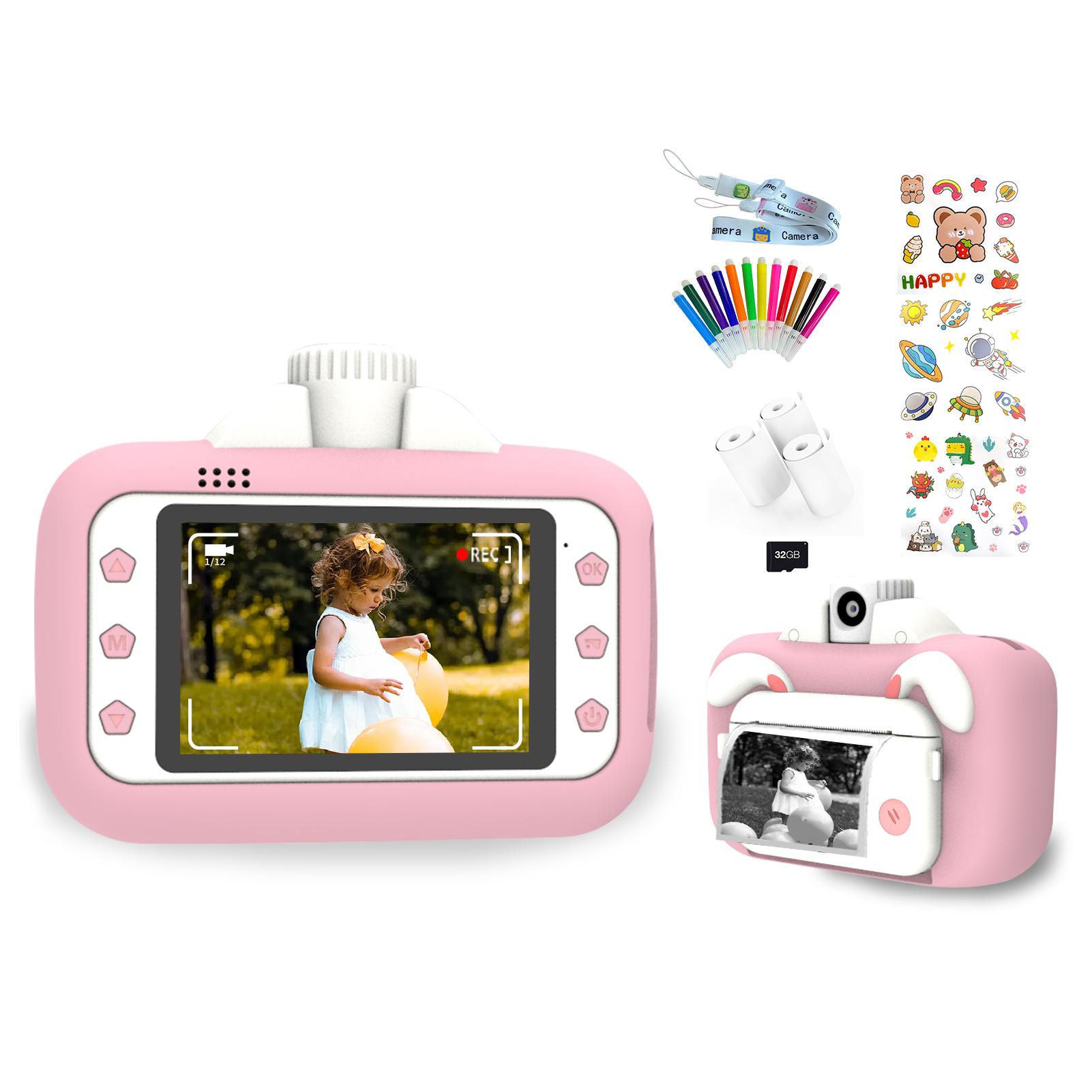 Детская камера Bisofice Kid, детская цифровая камера 1080P, термопечать, экран IPS 3,5 дюйма, поворот на 180 градусов, 4K розовый
Детская камера Bisofice Kid, детская цифровая камера 1080P, термопечать, экран IPS 3,5 дюйма, поворот на 180 градусов, 4K розовый