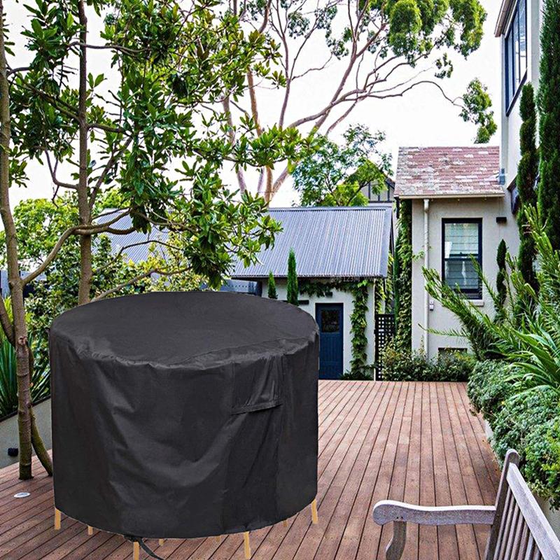 1PC Patio Table Cover Outdoor Snow Resistant Buckles Design Furniture Protector Waterproof Round 120x75cm with Shrink Rope 120*75CM чёрный
1PC Patio Table Cover Outdoor Snow Resistant Buckles Design Furniture Protector Waterproof Round 120x75cm with Shrink Rope 120*75CM чёрный