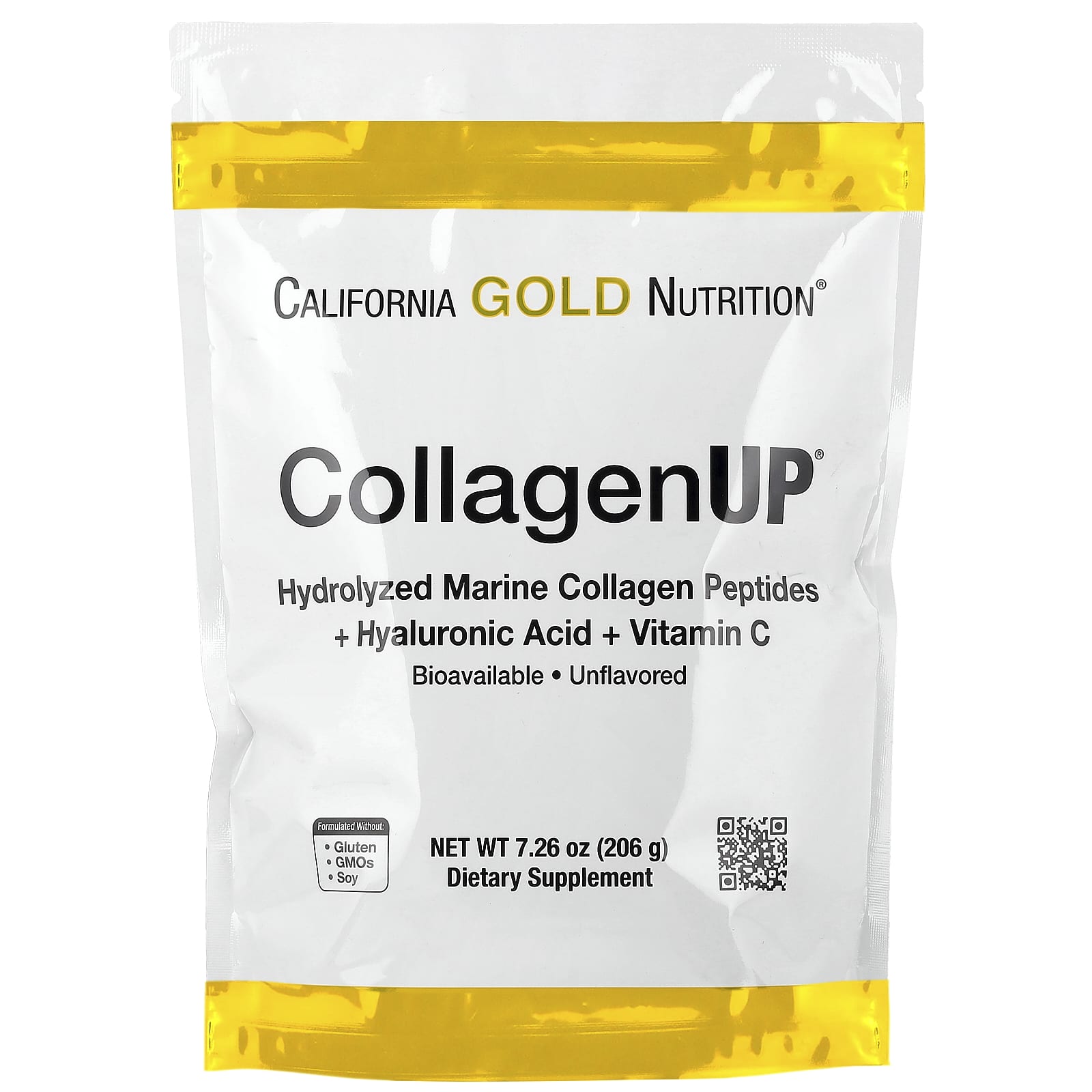 Collagenup®, with hydrolyzed marine collagen peptides, hyaluronic acid and vitamin C, unflavored, 206 g (7.26 oz)
Collagenup®, with hydrolyzed marine collagen peptides, hyaluronic acid and vitamin C, unflavored, 206 g (7.26 oz)