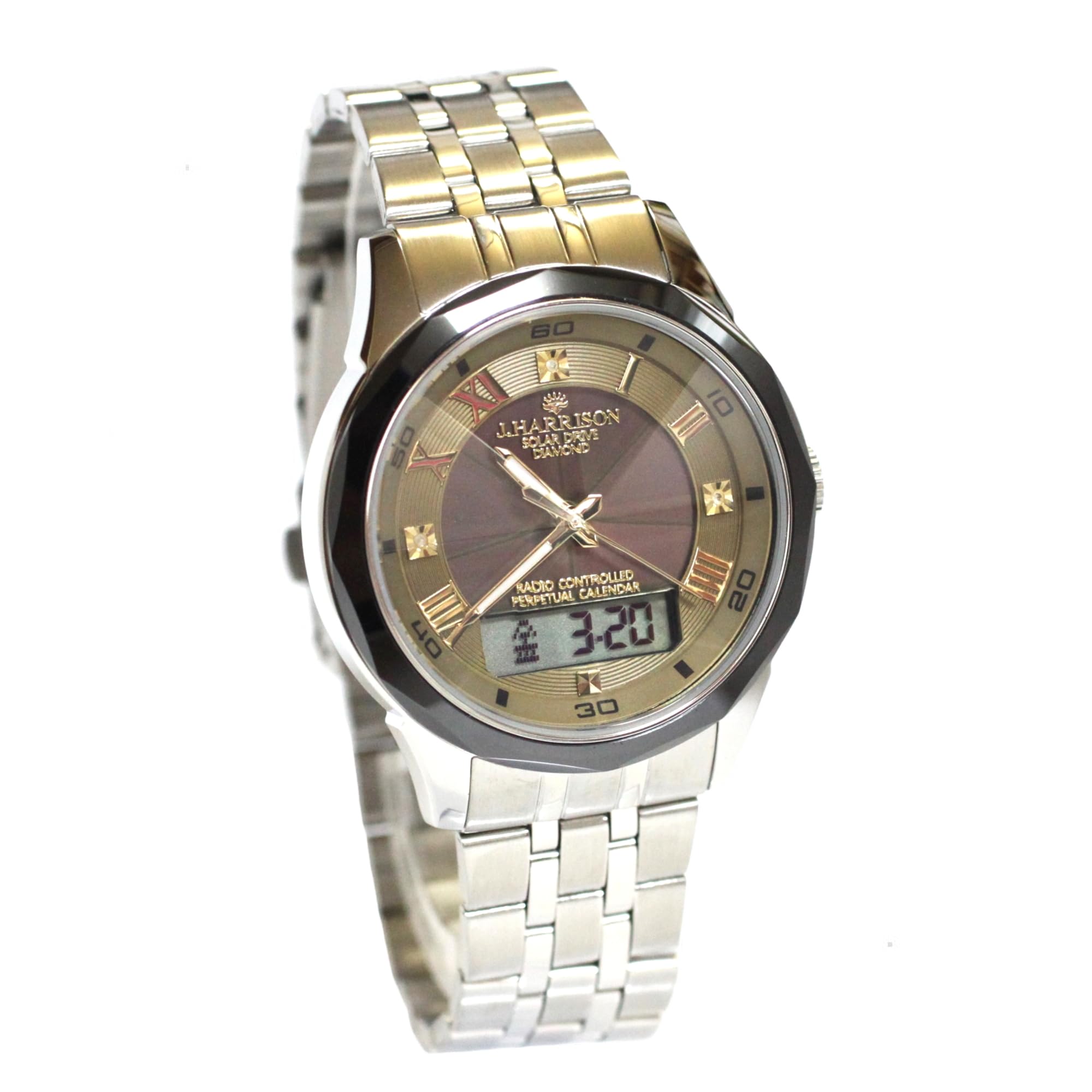John Harrison Watch of and Digital Hybrid Perpetual Calendar with Diamonds Quality Guarantee Gold Men s Solar-Powered Radio-Controlled [Easy золотой
John Harrison Watch of and Digital Hybrid Perpetual Calendar with Diamonds Quality Guarantee Gold Men s Solar-Powered Radio-Controlled [Easy золотой