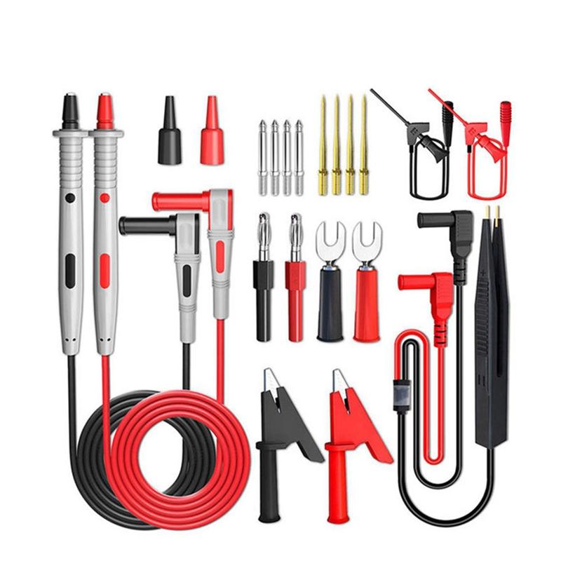 P1503E Series Universal Multimeter Probe Test Leads Kit Replacement Needle Tester Tip IC SMD Test Hook Alligator Clip
P1503E Series Universal Multimeter Probe Test Leads Kit Replacement Needle Tester Tip IC SMD Test Hook Alligator Clip