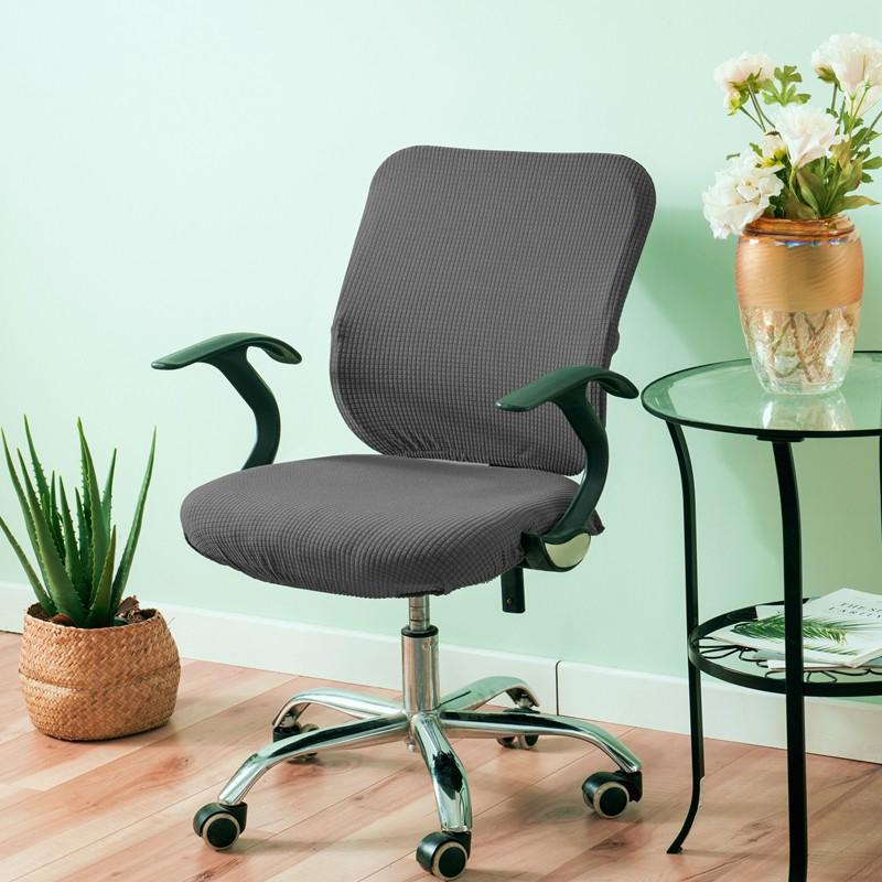 Office waterproof Chair Cover Solid Computer Chair Cover Spandex Stretch Armchair Seat Case 2 Pieces Removable and Washable
Office waterproof Chair Cover Solid Computer Chair Cover Spandex Stretch Armchair Seat Case 2 Pieces Removable and Washable