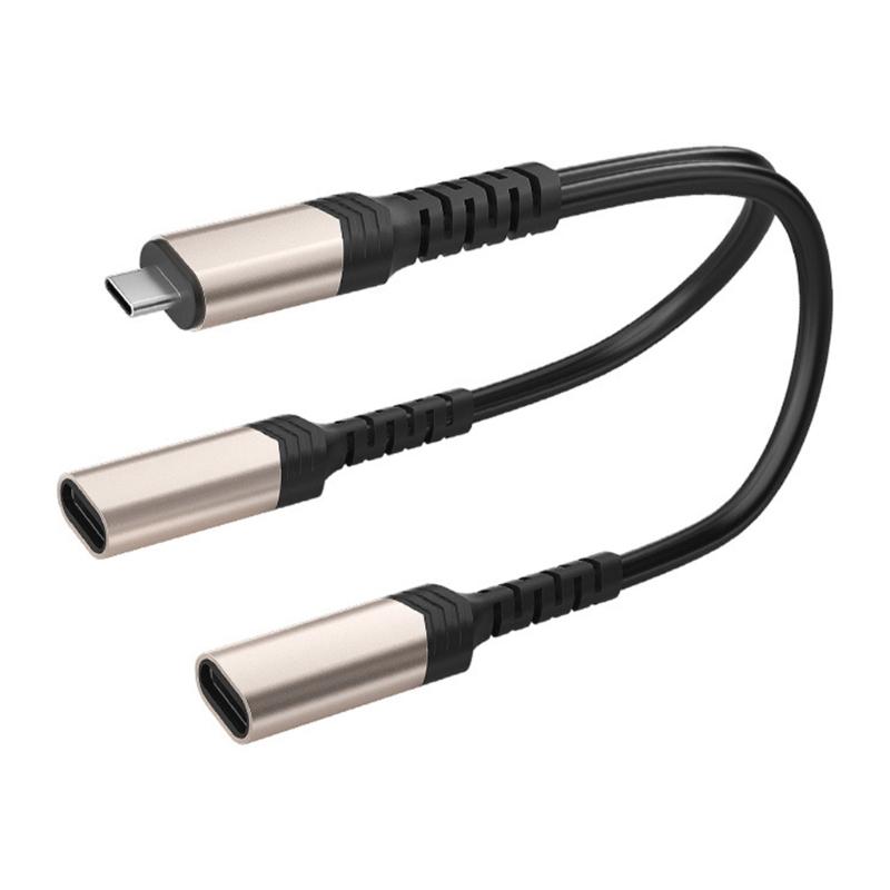 High Efficiency Type C Female To Male Charging Cable 2 In 1 Out For Solar Panel And Monitoring Equipment 25cm/9.84in чорний
High Efficiency Type C Female To Male Charging Cable 2 In 1 Out For Solar Panel And Monitoring Equipment 25cm/9.84in чорний