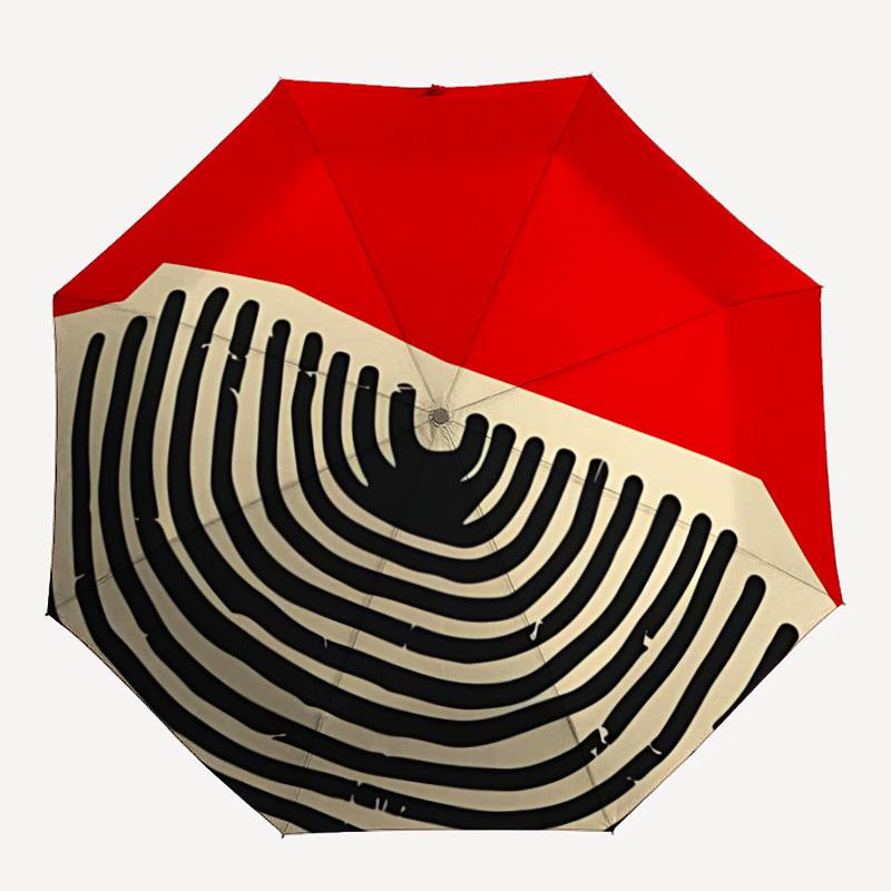1pc Abstract Pattern Automatic Open/close Umbrella, 8-Rib sturdy structure, Auto Folding/Opening, Portable Travel Umbrella for Women,155
1pc Abstract Pattern Automatic Open/close Umbrella, 8-Rib sturdy structure, Auto Folding/Opening, Portable Travel Umbrella for Women,155