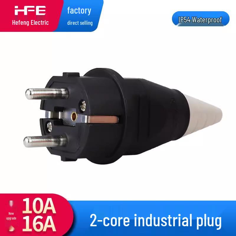 IP54 Waterproof Euro 2-Pin Plug, 10A/16A, with Cover and Multi-Function Socket Connector, Dustproof, Industrial Use
IP54 Waterproof Euro 2-Pin Plug, 10A/16A, with Cover and Multi-Function Socket Connector, Dustproof, Industrial Use