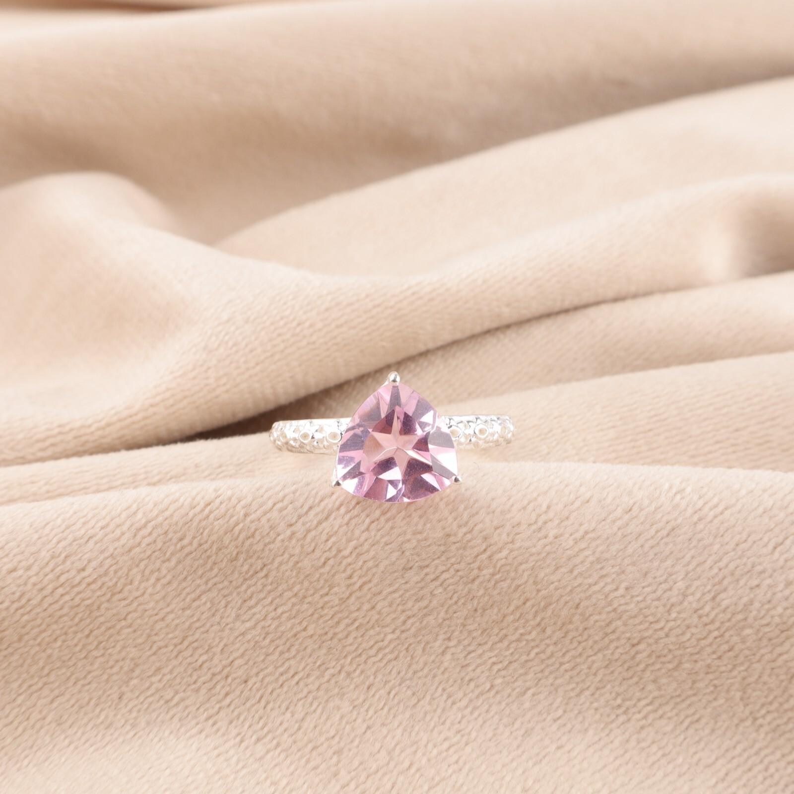 Морганит Драгоценный камень Серебро 925 пробы Ювелирные изделия Ручной работы Кольцо с камнем октября Цирконий CZR-10-3 9.5
Морганит Драгоценный камень Серебро 925 пробы Ювелирные изделия Ручной работы Кольцо с камнем октября Цирконий CZR-10-3 9.5