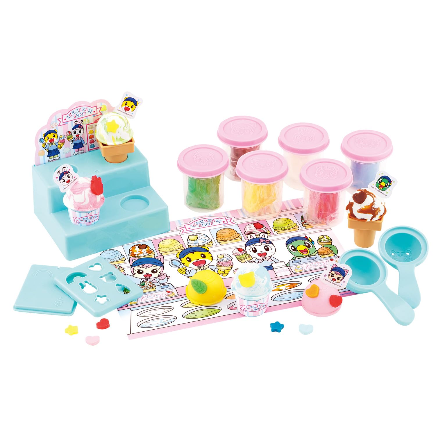 BANDAI Shimajiro Maze Учим цвета Магазин мороженого из глины Целевой возраст 3 года и старше Mazepon! слишком!
BANDAI Shimajiro Maze Учим цвета Магазин мороженого из глины Целевой возраст 3 года и старше Mazepon! слишком!